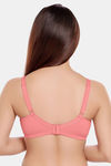 Juliet Double Layered Non-Wired Full Coverage Minimiser Bra - Onion Pink — thumbnail 2